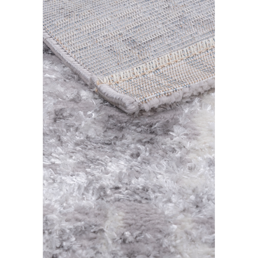 Tepih SALAMANCA 67x120 cm sivi/bijeli