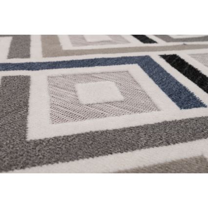 Tepih SHIFT 160x220 cm sivi/plavi
