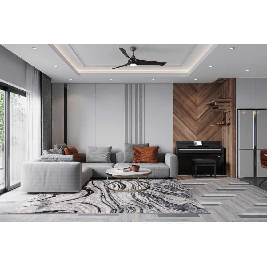 Tepih STONE 120x160 cm sivi/antracit