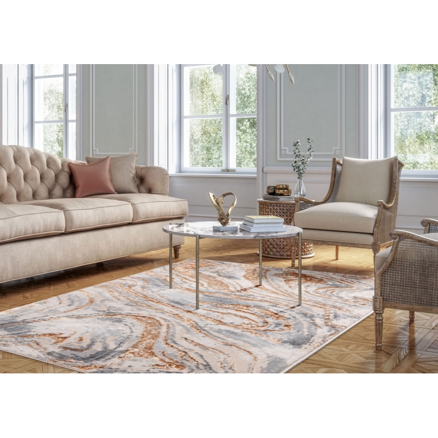 Tepih STONE 160x220 cm bež/siva