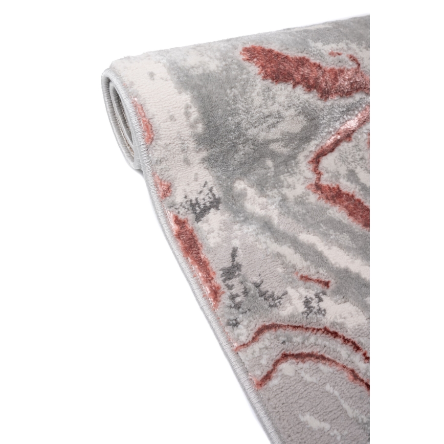 Tepih STONE 160x220 cm roza/siva