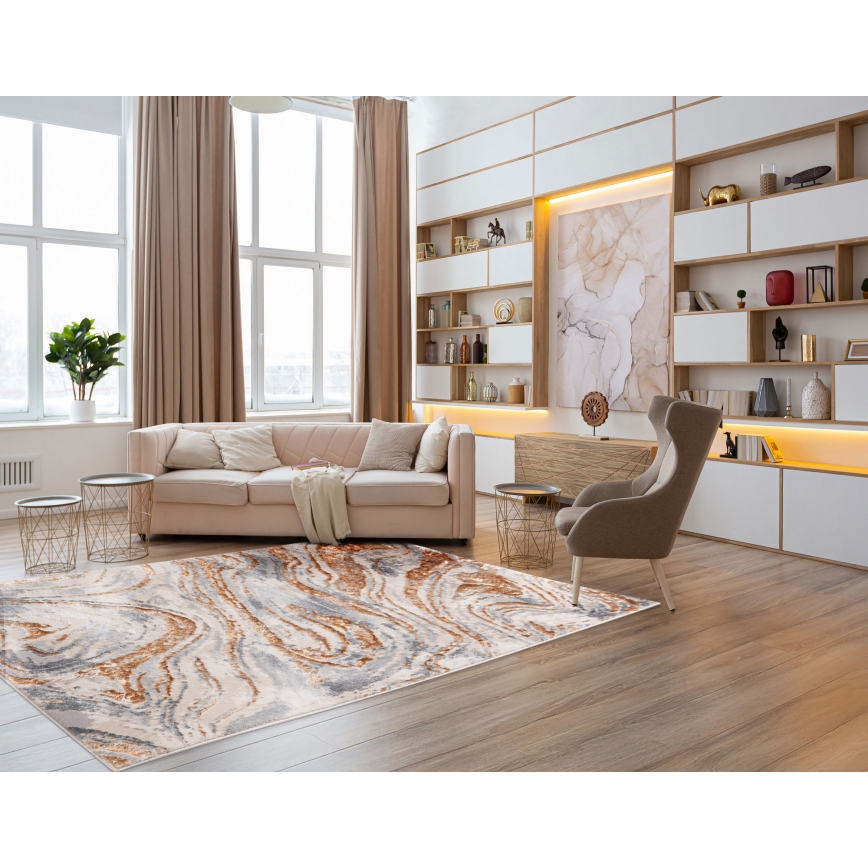 Tepih STONE 80x140 cm bež/siva