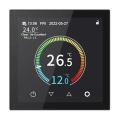 Termostat za podžbuknu ugradnju 230V crni Wi‑Fi Tuya