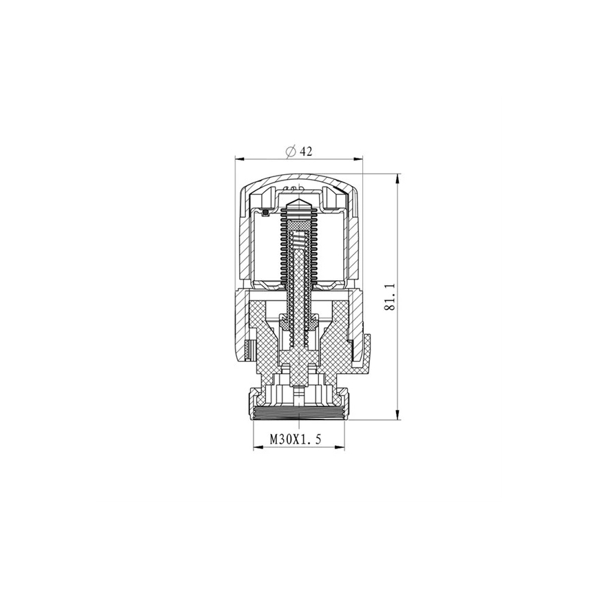 Termostatska glava M30x1,5