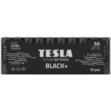 Tesla Batteries - 10 kom Alkalna baterija AA BLACK+ 1,5V