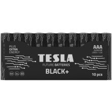 Tesla Batteries - 10 kom Alkalna baterija AAA BLACK+ 1,5V