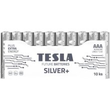 Tesla Batteries - 10 kom Alkalna baterija AAA SILVER+ 1,5V