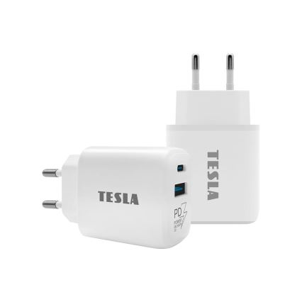 TESLA Electronics - Adapter za brzo punjenje Power Delivery 25W bijela