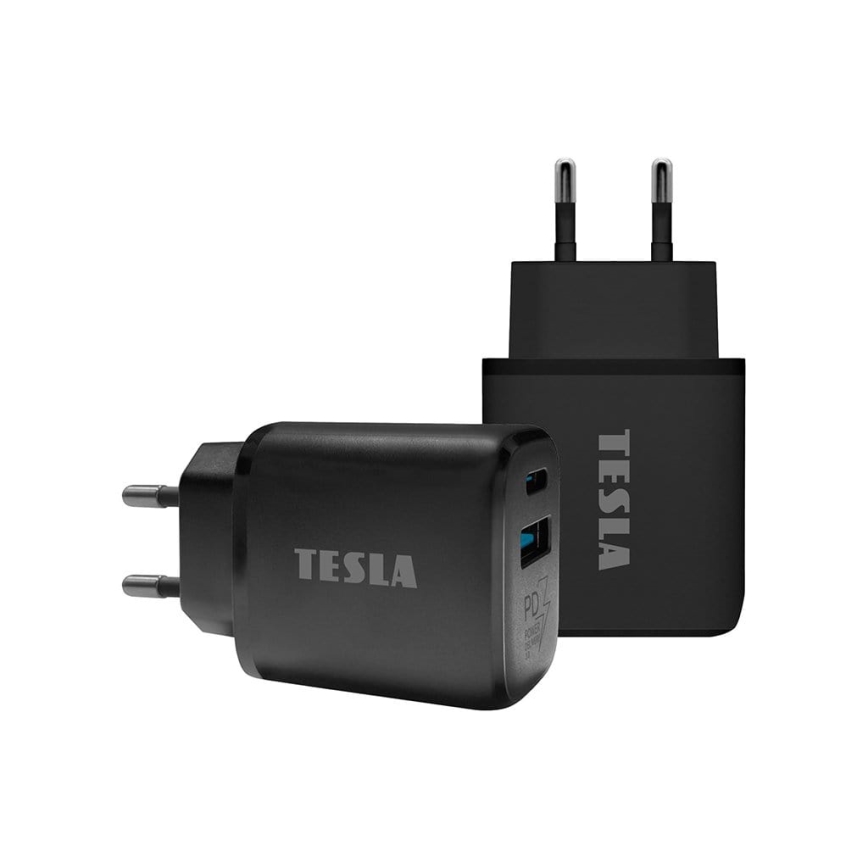 TESLA Electronics - Adapter za brzo punjenje Power Delivery 25W crna