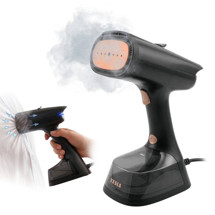 TESLA Electronics AeroGrip - Parni glačalo za odjeću 2u1 1400W/230V