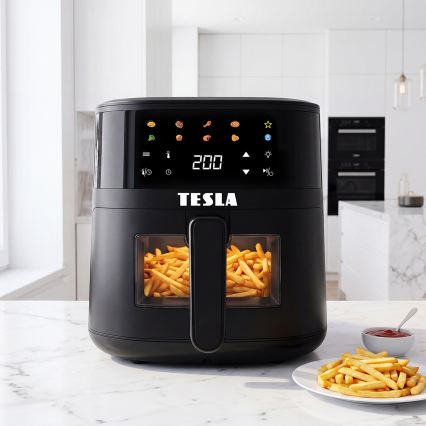 TESLA Electronics AirCook - friteza na vrući zrak 4,4 l, 1450 W/230 V, crna