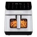 TESLA Electronics AirCook - Friteza na vrući zrak 6,5 l 2100W/230V matirani krom/crna