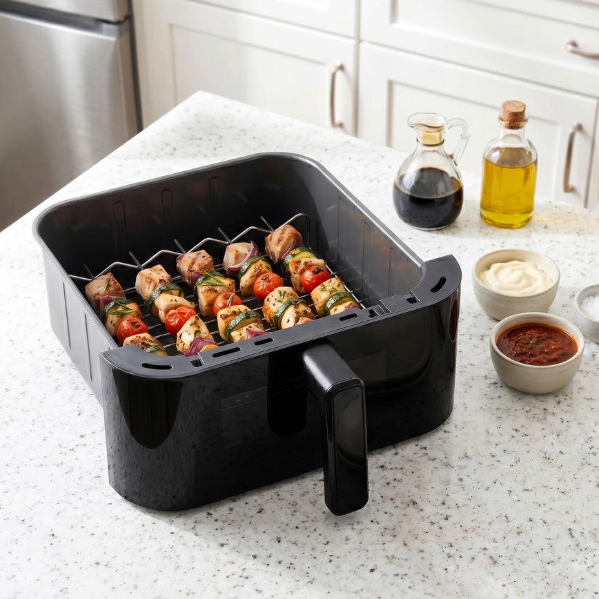TESLA Electronics AirCook - Friteza na vrući zrak s trima zonama 14,5 l 2800W/230V crna