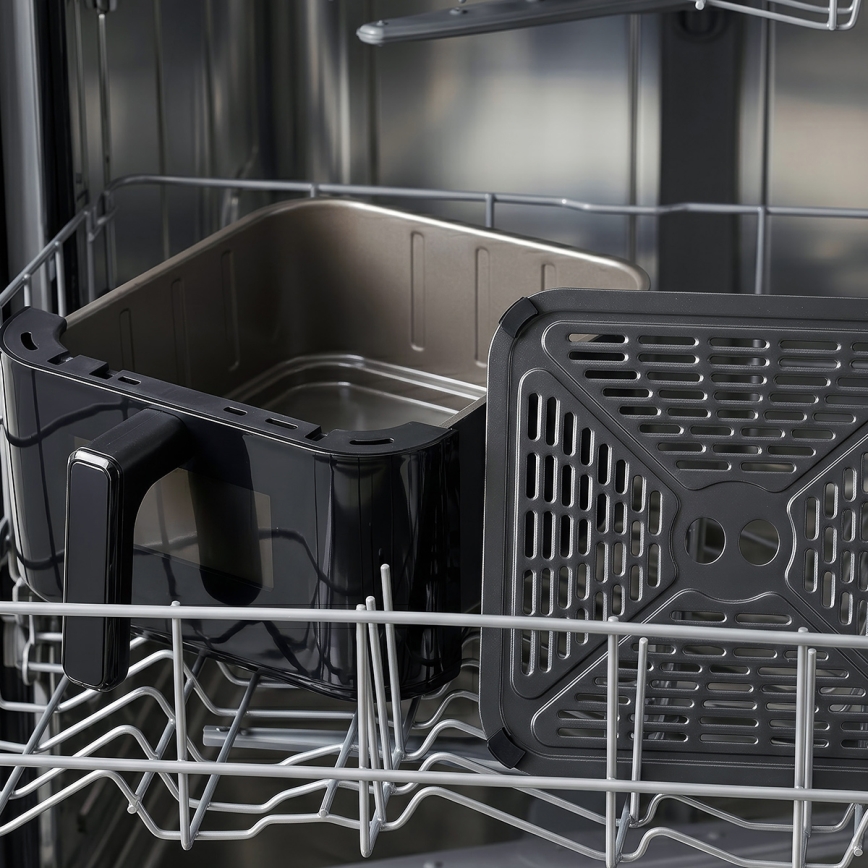 TESLA Electronics AirCook - Friteza na vrući zrak s trima zonama 14,5 l 2800W/230V crna