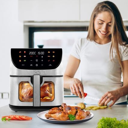 TESLA Electronics AirCook - Pametna multifunkcionalna digitalna friteza na vrući zrak 9 l 1700W/230V Wi-Fi