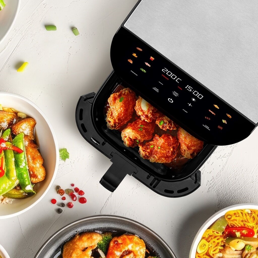 TESLA Electronics AirCook - Pametna multifunkcionalna digitalna friteza na vrući zrak 9 l 1700W/230V Wi-Fi