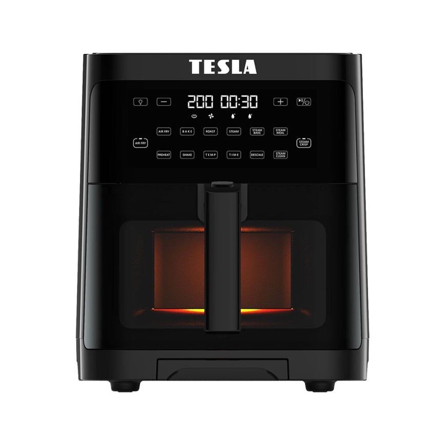 TESLA Electronics AirCook - Višenamjenska friteza na vrući zrak s funkcijom pare 5 l 1500W/230V