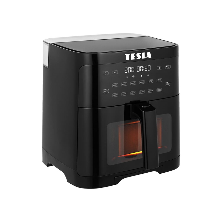 TESLA Electronics AirCook - Višenamjenska friteza na vrući zrak s funkcijom pare 5 l 1500W/230V