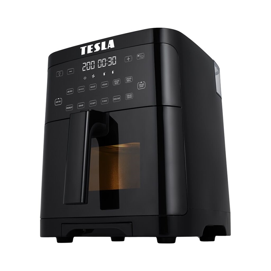TESLA Electronics AirCook - Višenamjenska friteza na vrući zrak s funkcijom pare 5 l 1500W/230V