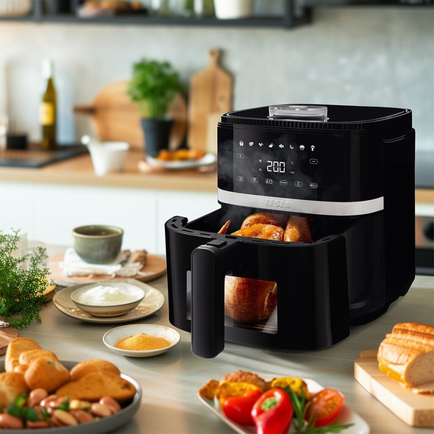 TESLA Electronics AirCook - Višenamjenska digitalna friteza na vrući zrak 5 l 1500W/230V