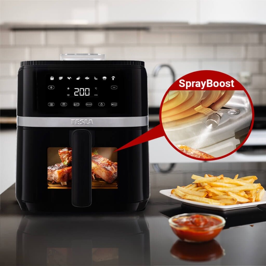 TESLA Electronics AirCook - Višenamjenska digitalna friteza na vrući zrak 5 l 1500W/230V