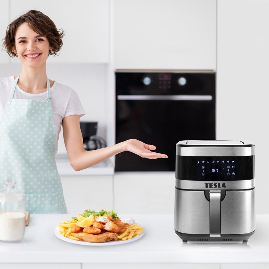 TESLA Electronics AirCook - Višenamjenska digitalna friteza na vrući zrak 6 l 1700W/230V