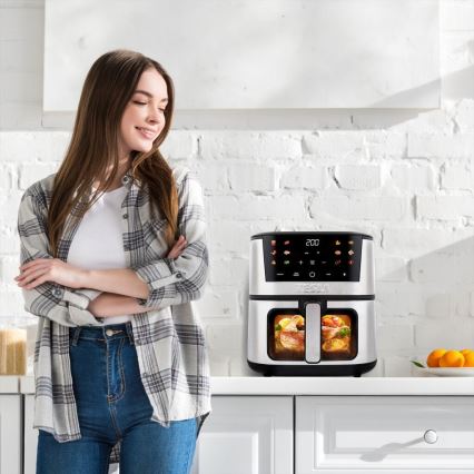 TESLA Electronics AirCook - Višenamjenska digitalna friteza na vrući zrak 7 l 1600W/230V