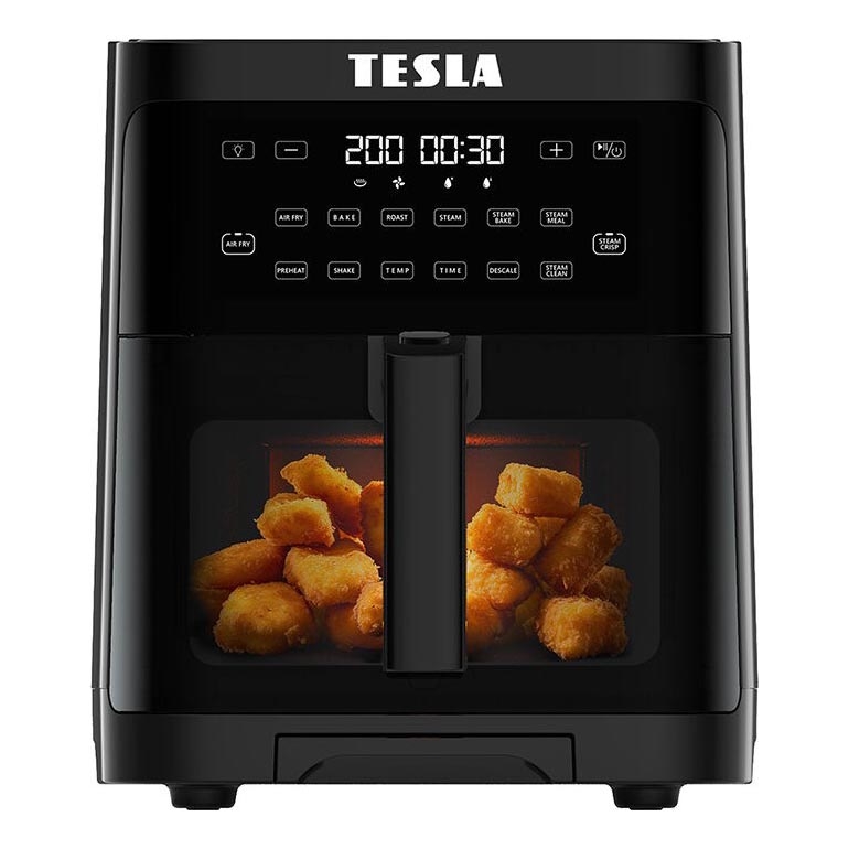TESLA Electronics AirCook - Višenamjenska friteza na vrući zrak s funkcijom pare 5 l 1500W/230V