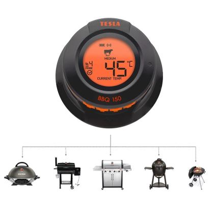 TESLA Electronics Cook - Digitalni termometar za meso sa sondom 0-400 °C 2xAA IP65