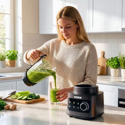 TESLA Electronics CrunchX - Stolni blender 1500W/230V crni