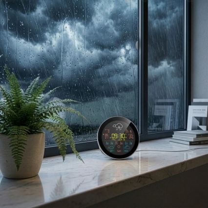 TESLA Electronics Device - Pametna meteostanica sa senzorom, 400 mAh, Wi-Fi Tuya, IP44