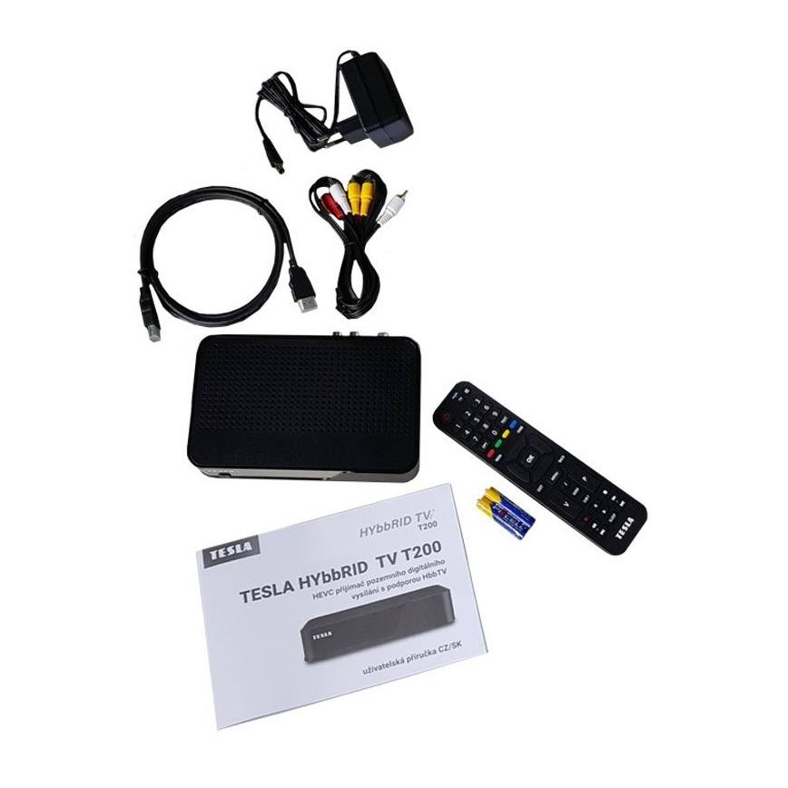 TESLA Electronics - DVB-T2 H.265 (HEVC) prijamnik s HbbTV 12V + daljinski upravljač