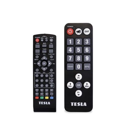 TESLA Electronics - DVB-T2 H.265 (HEVC) prijemnik + 2x daljinski upravljač