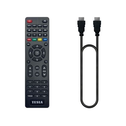 TESLA Electronics - DVB-T2 H.265 (HEVC) prijemnik 2xAAA + daljinski upravljač