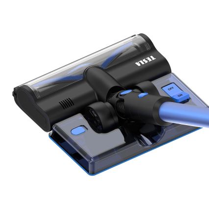 TESLA Electronics PureStar - Fleksibilni bežični štapni usisivač 3u1 300W/2200 mAh crna/plava