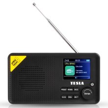 TESLA Electronics - Radio DAB+ FM 5W/1800 mAh crna