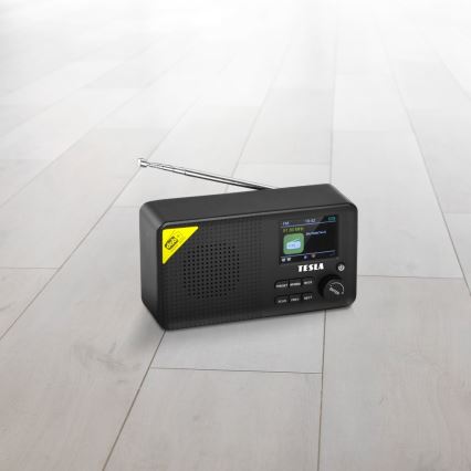 TESLA Electronics - Radio DAB+ FM 5W/4000 mAh crna