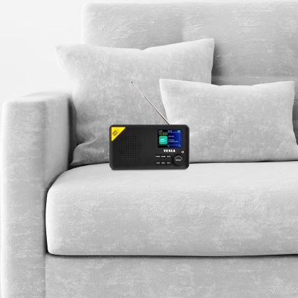 TESLA Electronics - Radio DAB+ FM 5W/4000 mAh crna