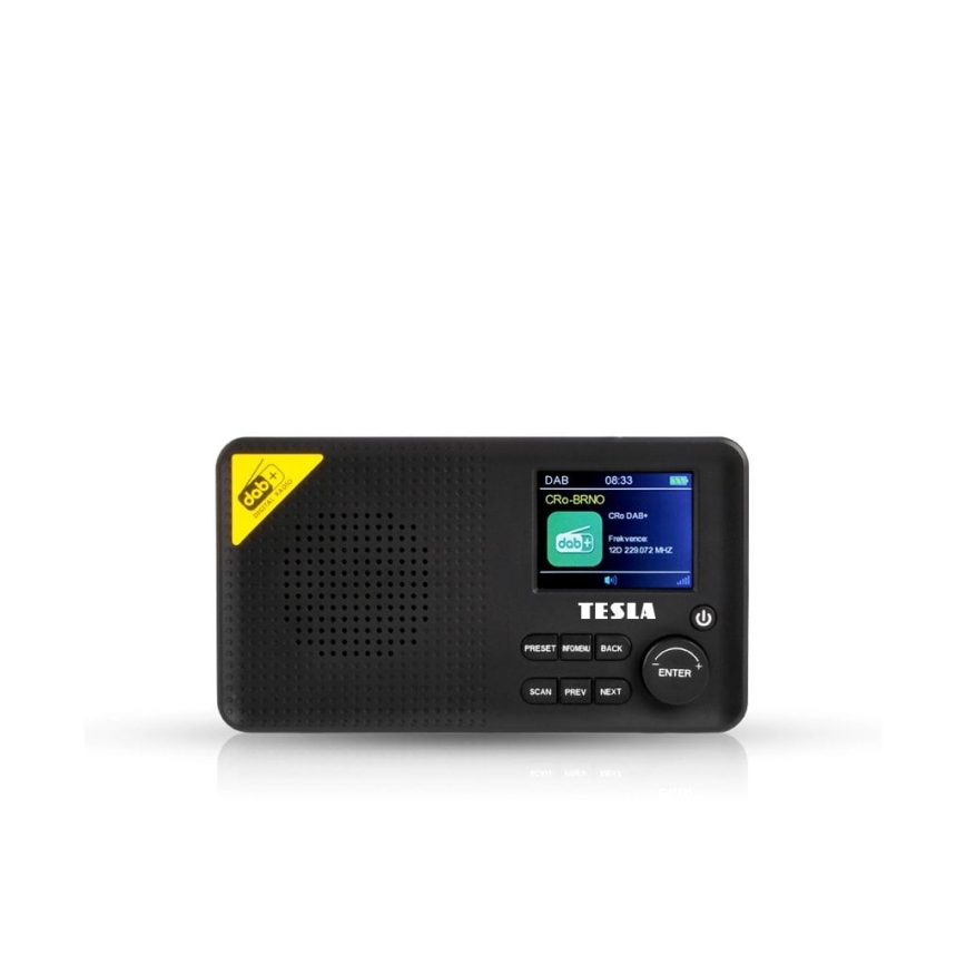 TESLA Electronics - Radio DAB+ FM 5W/4000 mAh crna