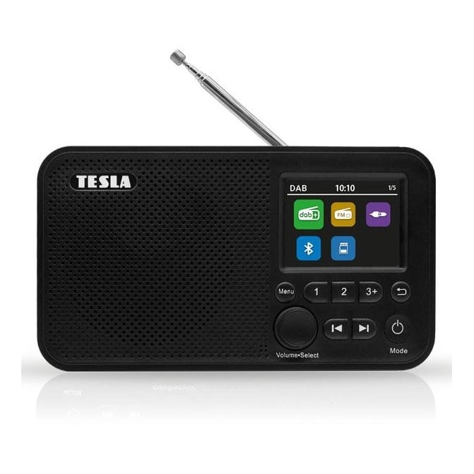 TESLA Electronics - Radio DAB+ FM 5W/4000 mAh crna
