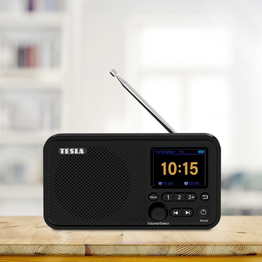TESLA Electronics - Radio DAB+ FM 5W/4000 mAh crna