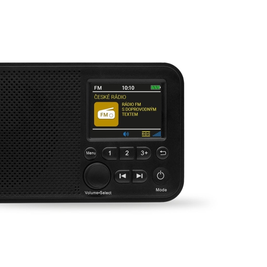 TESLA Electronics - Radio DAB+ FM 5W/4000 mAh crna