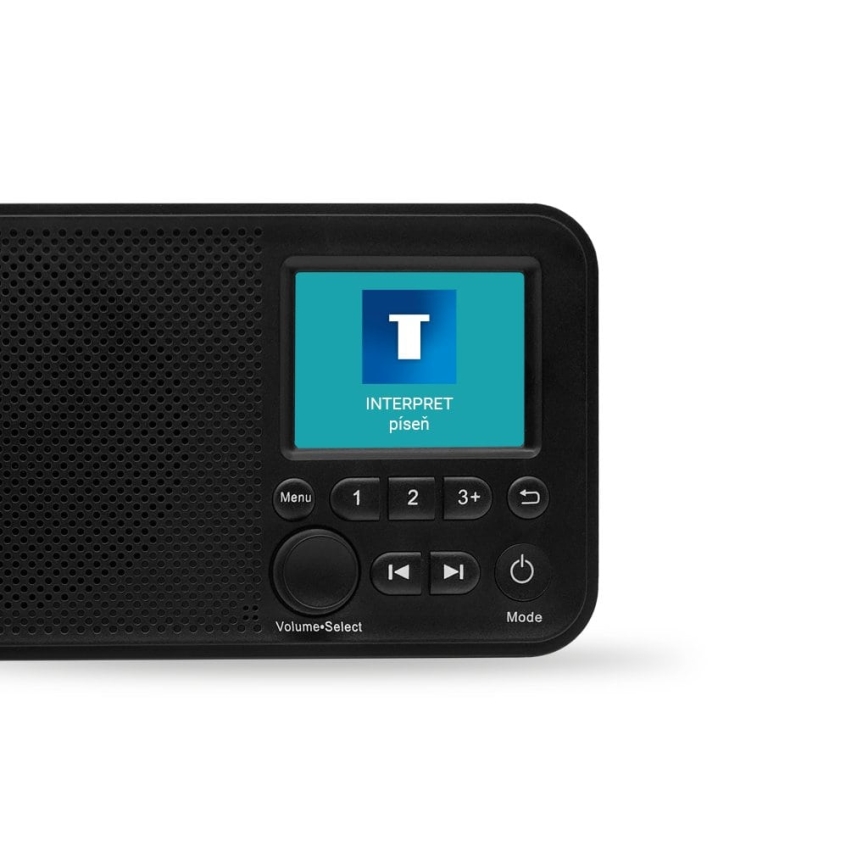 TESLA Electronics - Radio DAB+ FM 5W/4000 mAh crna