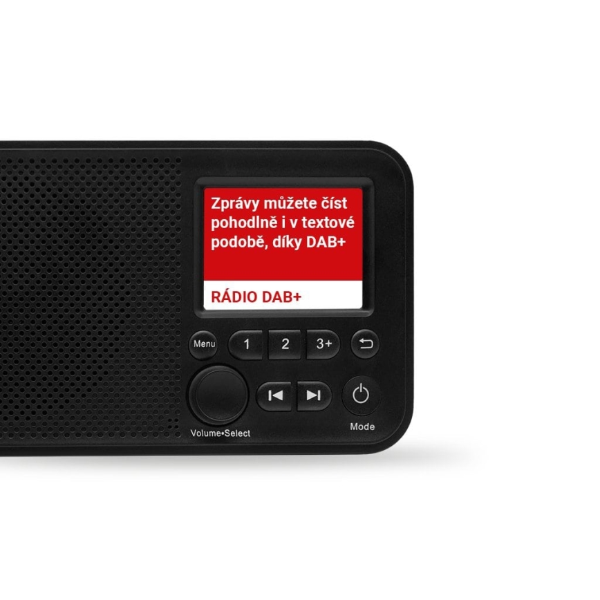 TESLA Electronics - Radio DAB+ FM 5W/4000 mAh crna