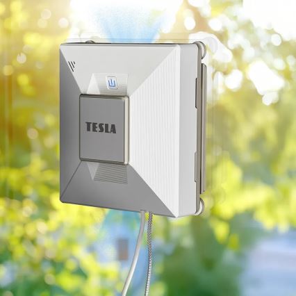 TESLA Electronics RoboStar - Pametni čistač prozora s raspršivanjem vode 72W/230V/650 mAh Wi-Fi + daljinski upravljač