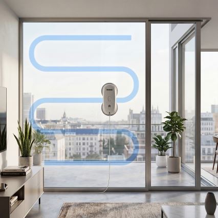 TESLA Electronics RoboStar - Čistač prozora s raspršivanjem vode 72W/230V/500 mAh + daljinski upravljač