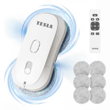 TESLA Electronics RoboStar - Čistač prozora s raspršivanjem vode 72W/230V/500 mAh + daljinski upravljač