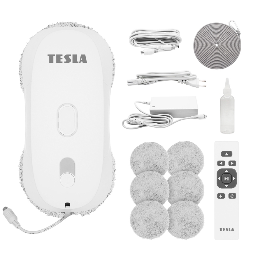 TESLA Electronics RoboStar - Čistač prozora s raspršivanjem vode 72W/230V/500 mAh + daljinski upravljač