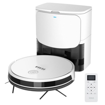TESLA Electronics RoboStar - Pametni robotski usisavač 2u1 2600 mAh Wi-Fi bijela + daljinski upravljač