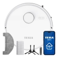 TESLA Electronics RoboStar - Pametni robotski usisavač 2u1 3200 mAh Wi-Fi bijeli